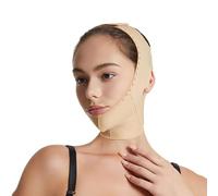 Benda Post-chirurgica Della Cinghia Del Mento Per Le Donne Collo E Mento Indumento Di Compressione Avvolgere Le Cinghie Del Viso Mento Di Sollevamento(M)