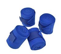 Benda Protettiva per la Cura delle Gambe degli Animali per Cavalli Cani Gatti Mucche, Kit Set di Protezioni in Poliestere per Zampe di Cavallo con Chiusura a Strappo, 4 Pezzi di Ordito Gamba