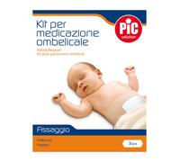 Benda rete kit ombelicale con compresse in tessuto - pic