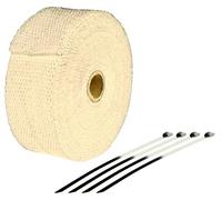 Benda Termica Fascia tubi scarico collettori marmitte isolante beige ocra 10 mt.