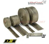 Benda termica TITANIO collettori downpipe scarico 25mm 4,5m isolante Turbo Bende