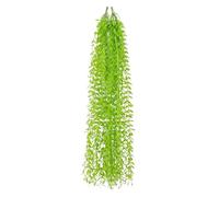 Bendable Greenery, Wall Vine Decor, Trail Accent, Silk Polymer Fiber Mesh, Hanging Botanical Screen Support, Indoor Home Bedroom Balcony Patio Garden Yard Wedding Holiday 16.93x10.63x1.57 inches