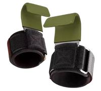 Bendaggi da polso per sollevamento pesi, ganci per presa per trazioni, fasce da polso regolabili per allenamento di forza, sollevamento pesi e sollevamento pesi