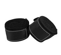 Bendaggio da Boxe Traspirante Fasce per Le Mani Supporto Elastico per Muay Thai e Sanda Fighting Panno Elastico Lungo 2,5 M 2 Pezzi Rosso Blu (Black)