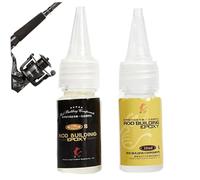 bendaggio elastico | Colla per riparazione canna da pesca 2 pezzi, colla epossidica trasparente per canna da pesca da 10 ml, riparazione punta fai da te per zattera, cassetta, anello guida
