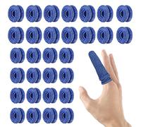 Bendaggio Per Dita Di Forma Tubolare, 30 Pezzi Blu Bendaggio Per Le Dita Traspiranti Proteggi Dita Mano, Bende Tubolari Per Le Dita Culle per Lavoro Cucina