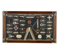 Bendboard vetrina 73 centimetri sotto nodi vetro iscrizione tedesco barca nave