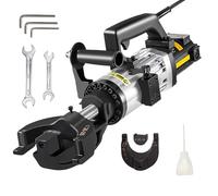 Bender idraulico elettrico idraulico, macchina per piegatura portatile, a basso rumore, piegatura fino a 4-25 mm con capacità di angolo di 0-90 °, armatore di flessione rapida 5s(NRB-25B)
