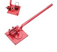 Bender per aste, piegatrice manuale in acciaio da 1 mm-20 mm, piegatrice ad angolo grande a 210°, piegatrice resistente regolabile, piegatrice portatile per aste deformate per progetti fai da te