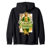 Bendito Sea San Judas Tadeo, Saint Jude Thaddeus Felpa con Cappuccio