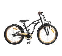 Bendmaxx Bicicletta per bambini da 4 a 6 anni, con telaio in acciaio, parafango, campanello, supporto, riflettori e freno per una guida sicura nel parco, nella vita quotidiana, nel tempo libero e nel
