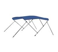 Bendmaxx Bimini Top - Telone per barca a 3 archi, 183 x 140 x 137 cm, regolabile, resistente ai raggi UV e impermeabile, con telaio in alluminio e fissaggio in acciaio inox, per yacht, gommoni, marina