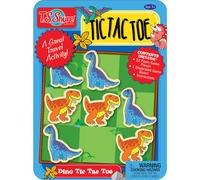 Bendon TS Shure Dinosaur Tic-Tac-Toe Games Mini Magnetic Activity Box con magneti in schiuma illustrati 50515