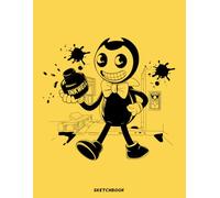 Bendy And The Ink Machine Sketchbook: 120 pages, 8.5x11 inches, Blank Pages, White paper, Sketch, Doodle and Draw