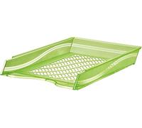 Bene 60100 A4 Letter Tray - Green/Clear
