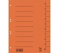 Bene 97300 Divisori in formato A4, confezione da 100, colore: arancione