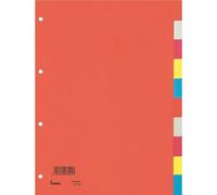 Bene 97410 Divisore DIN A4 blank Cartone riciclato Multicolore 10 schede