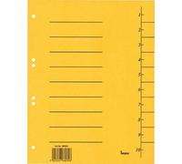 Bene 98300 Dividers A4 Pack of 50 Yellow