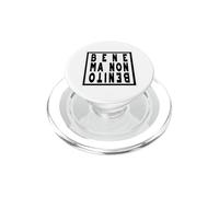 Bene ma non... Antifascista, Bella ciao, resistenza, Italia PopSockets PopGrip per MagSafe