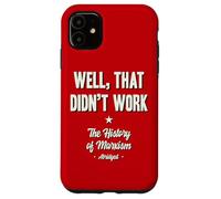 Bene questo non ha funzionato la storia del marxismo ridotta Custodia per iPhone 11