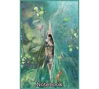 Beneath the Lillies Notebook: Suitable for Kids, Teens, Adults - 110 Pages of Lined White Paper, 6"x 9" in Size, Glossy Cover Journal