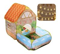 Benebomo Tenda da Gioco per Bambini, Casetta per Interni, Con area piscina di palline, Casetta da gioco al coperto per bambini e bambine, 160 x 80 x 115 cm