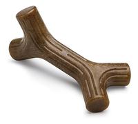 Benebone Bacon Stick Real Wood Durable Dog Chew Toy, Made in USA, Small