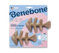 Benebone Cucciolo Fishbone Giochi da Masticare, Più Morbido | Made in USA, Ossa per cani, Giochi per cuccioli, Giochi per dentizione cuccioli, Di lunga durata, Li tiene occupati