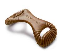 Benebone Dental Gioco da Masticare per Cani, Bacon Reale, Grande | Durevole, Super Masticatore, Made in USA, Ossa per cani, Di lunga durata, Una taglia per ogni cane, Li tiene occupati