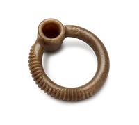 Benebone Ring Durable Dog Chew Toy for Aggressive Chewers, Real Bacon, Made in USA, Small