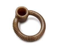 Benebone Ring Durable Dog Chew Toy for Aggressive Chewers, Real Bacon, Made in USA, Small