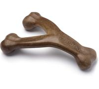 Benebone Wishbone Durable Dog Chew Toy for Aggressive Chewers, Made in USA, Giant, Real Bacon Flavor
