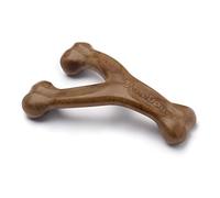 Benebone Wishbone Durable Dog Chew Toy for Aggressive Chewers, Real Bacon, Made in USA, Large
