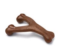 Benebone Wishbone Gioco da Masticare per Cani, Arachidi Reali, Grande | Durevole, Super Masticatore, Made in USA, Ossa per cani, Di lunga durata, Una taglia per ogni cane, Li tiene occupati