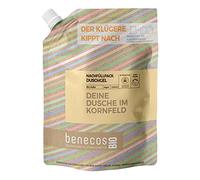 benecos Bio - Sacchetto di ricarica gel doccia con avena biologica - la tua doccia in campo di potassio - vegano - plastica riciclata