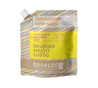 benecos Bio - Sacchetto di ricarica sapone per le mani allo zenzero biologico + acido al limone biologico, che rende divertente - vegano - plastica riciclata