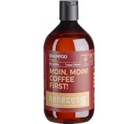 benecos Bio - Shampoo per capelli normali, caffè biologico MOIN MOIN! COFFEE FIRST! - vegano - plastica riciclata