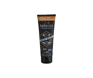 Benecos - Gel doccia per uomo 3 in 1 Sport, 200 ml BIO