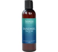 benecos Natural Basics - Gel doccia 2 in 1 per pelle e capelli, 200 ml, vegano, testato
