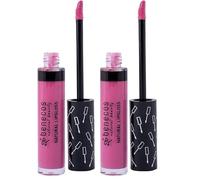 Benecos - natural beauty 92409 - di bellezza naturale - lucidalabbra - oli vegetali e vitamina E - senza talco - fiori rosa (Confezione da 2)