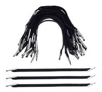 BENECREAT 100 pz. Cordino Elastico Spinato Nero, Cinghie Elastiche Da 16.6cm, Cordino Elastico per Cappello Da Festa, Maschere, Menu, Distintivi, Segni, Viaggio, Rilegatura di Libri