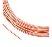 BENECREAT 10m Filo di Rame Solido, Filo di Rame Morbido Rotondo Da 1.3mm Filo di Rame Puro per La Creazione di Gioielli Artigianato Gem Wrapping