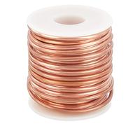 BENECREAT 10m Filo di Rame Solido, Filo di Rame Morbido Rotondo Da 2.6mm Filo di Rame Puro per La Creazione di Gioielli Artigianato Gem Wrapping