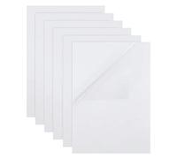 BENECREAT 14 Fogli Etichette per Stampanti Trasparenti in Formato A4 21cmx30cm Etichette Adesive Trasparenti Impermeabili Adesivi Pet per Stampanti a Getto d'inchiostro