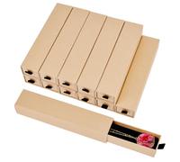 BENECREAT 16 pz Scatola Regalo per Gioielli con Cassetto Mocassino, Portagioie In Cartone Rettangoli Da 21x4.5x3.5cm con Interno In Velluto per Matrimonio, San Valentine, Festa di Compleanno, Laurea
