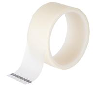 BENECREAT 18,28 m/20 iarde Nastro trasparente autoadesivo elastico da 1 mm per riparazione libri, nastro di rilegatura per riparazione libri, per uso bibliotecario