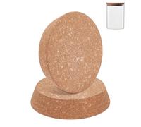 BENECREAT 2 pz Tappi per Bottiglie In Sughero Grandi, Tappi di Sughero Conici per Vini 132×111×30mm, Vecchie Bottiglie, Vasi, Arts, Diy Artigianato