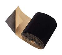 BENECREAT 2 Rotoli Rotolo di Tessuto Autoadesivo in Velluto 4mx10cm Carta di Contatto in Velluto Nero di Scatole per Cassetti per Gioielli, Fabbricazione Artigianale,Halloween Christmas