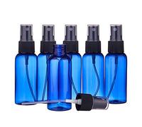 BENECREAT 20 confezione Da 50 ml di Flaconi Spray per Nebulizzatore A Nebbia Fine Blu, Set di Flaconi Da Viaggio In Plastica Vuoti per Articoli Da Toeletta, Oli Essenziali Cosmetici