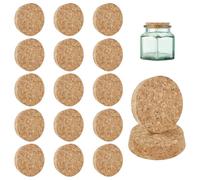 BENECREAT 20 pz Tappi di Sughero Affusolati, Tappi di Sughero per Bottiglie di Vino da 47 mm per Barattoli, Bottiglie di Vetro, Artigianato, Decorazioni per la Casa, Progetti Fai da Te